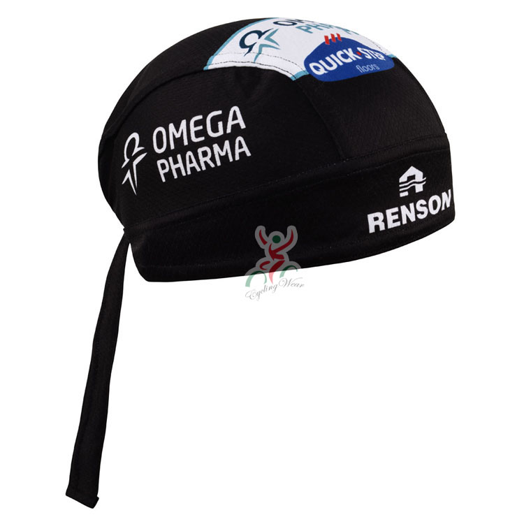 2015 Quick Step Bandana Ciclismo Nero - Clicca l'immagine per chiudere